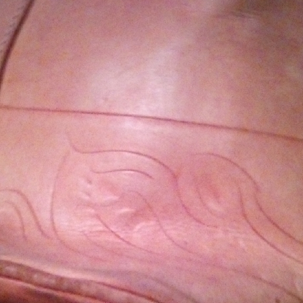 Chic Tan Leather Drawstring Backpack - image 4